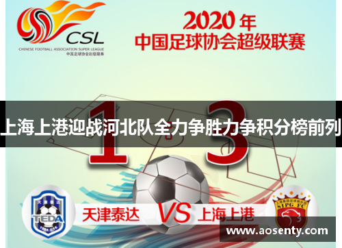 上海上港迎战河北队全力争胜力争积分榜前列